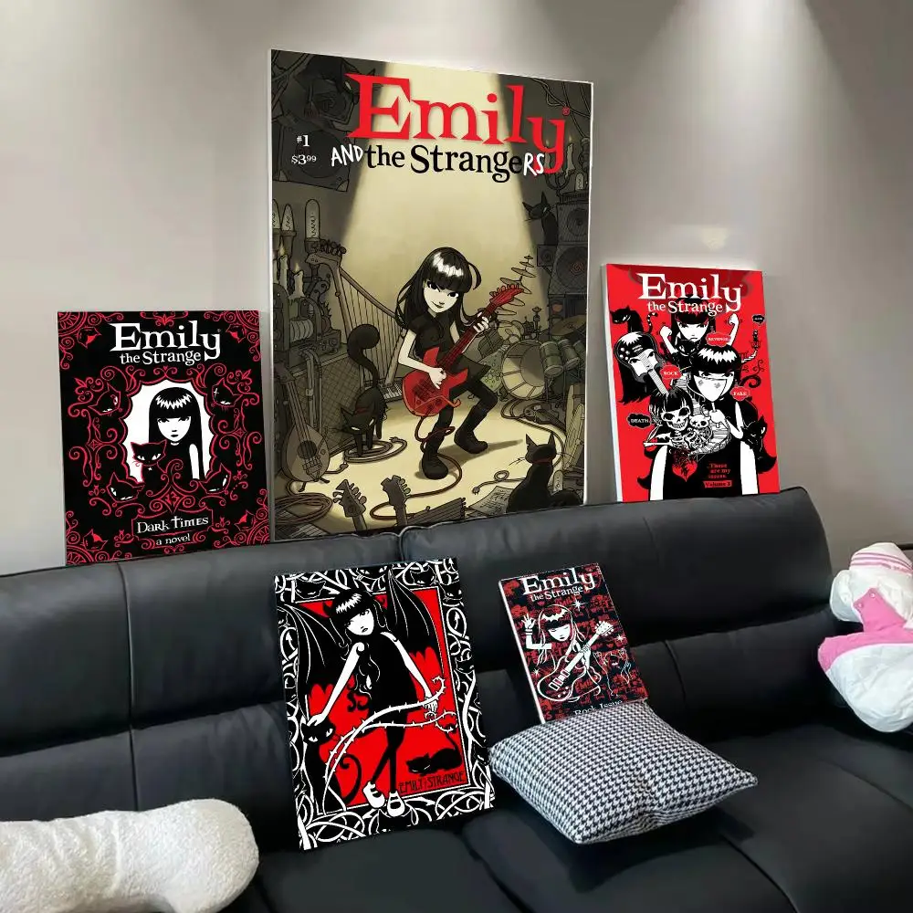 Comic Book E-Emily the S-Strange Poster Wall Art Poster Print Decorative Artwork for Bedroom Living Room Office Home Decoration