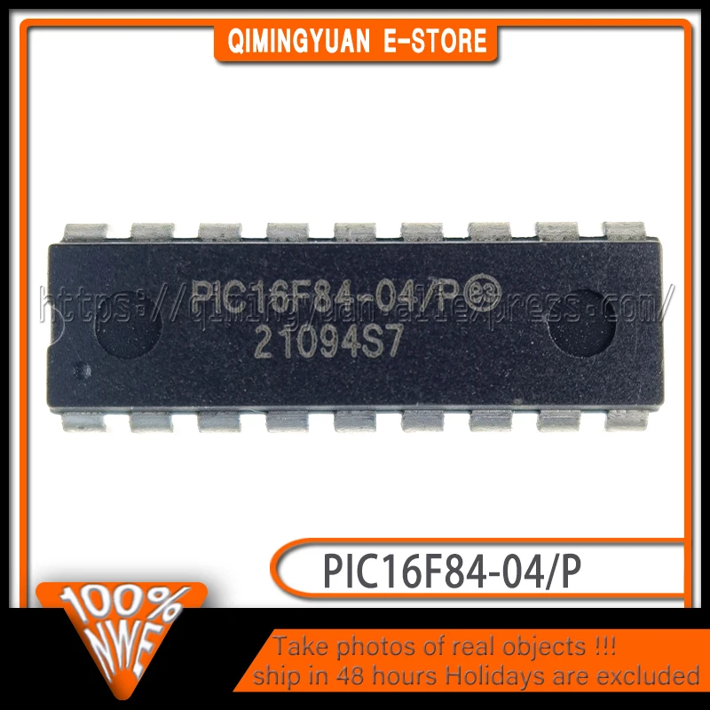 Free Shipping 10pcs/lots PIC16F84-04/P PIC16F84 DIP-18 New IC In stock