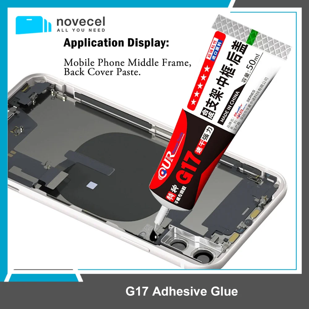 Musttby G17 Multipurpose Strong Adhesive Glue Border Sealant For Phone Back Cover Touch Screen Replace Screen Repair Tool