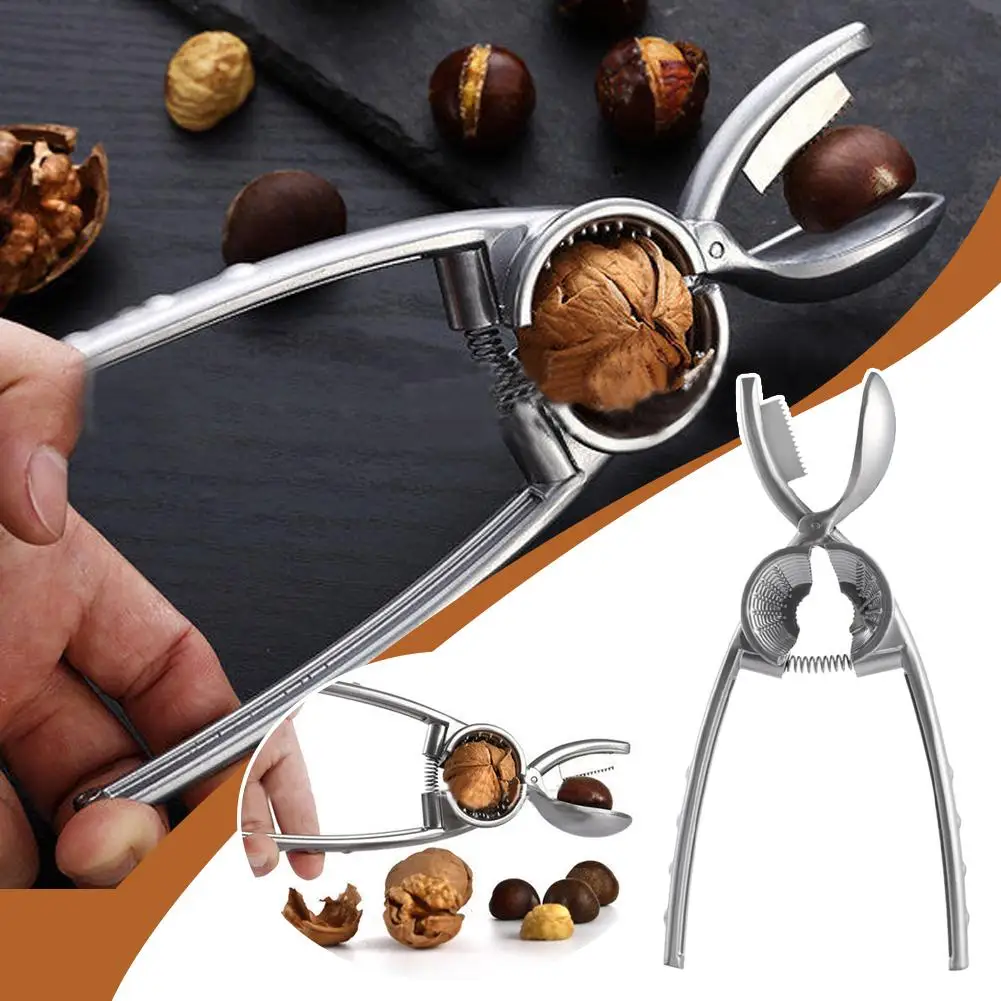 Mutifunctional Nut Cracker Alloy Walnut Opener Home Use Shell Pecan Nut Board Remover Cracking Utensil Kitchen Shells Clamp Z0U2