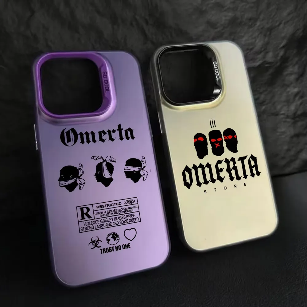 Luxury Omertas Maes 47 Phone Case For iPhone 16 e 15 14 13 12 11 Pro Max Plus Mini X XS XR SE 2020 2022 Funda Coque - náhled 3