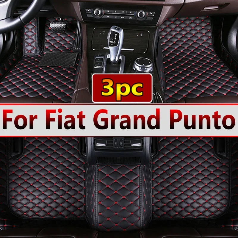 Car Floor Mats For Fiat Grand Punto Project 199 2005~2009 3door Tapetes Para Carro Alfombrillas Coche Car Mats Car Accessories