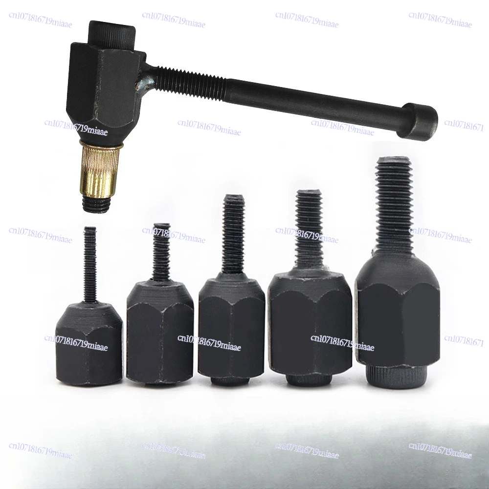 Dual-purpose rivet nut tool, simple ram head rivet tool