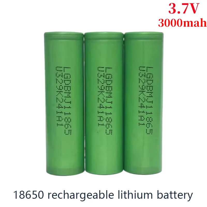 Bateria de íon de lítio recarregável original 3.7v 3000mah 18650, multifuncional, adequada para ferramentas elétricas, brinquedos, lanterna leve