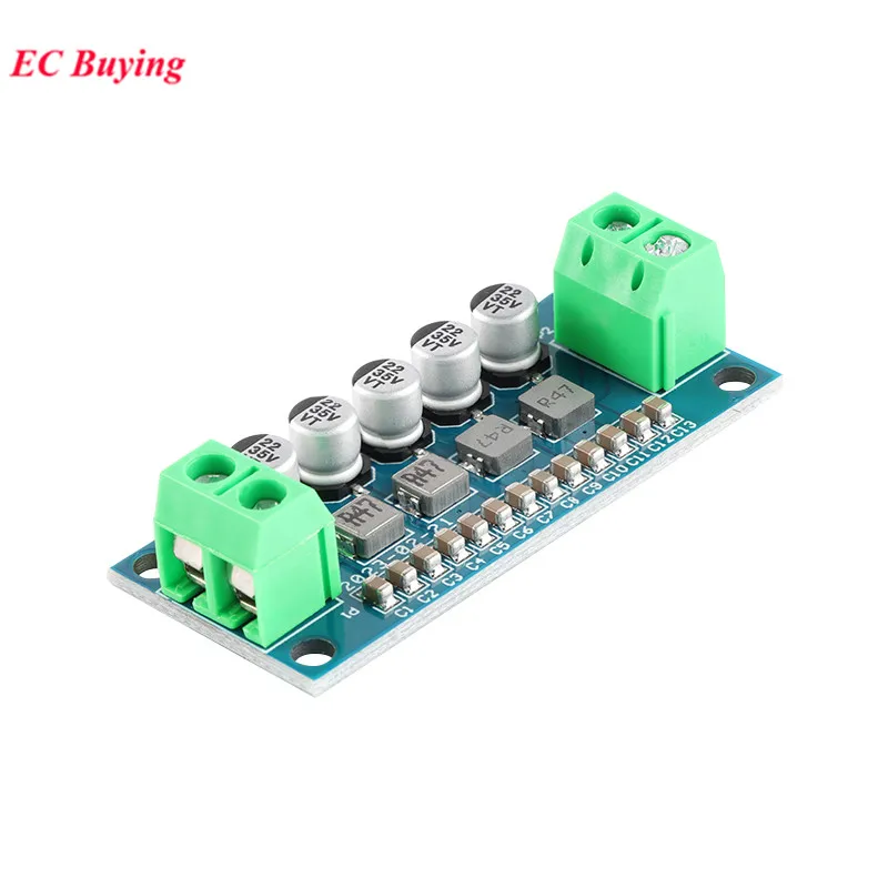 5Pcs/1pc DC Power Filter Board Modul Low Pass Stabilisierung Spannung Reduzierung Welligkeit 0-35V 0-5A Low-pass EMI Filter Boost – Detail 7