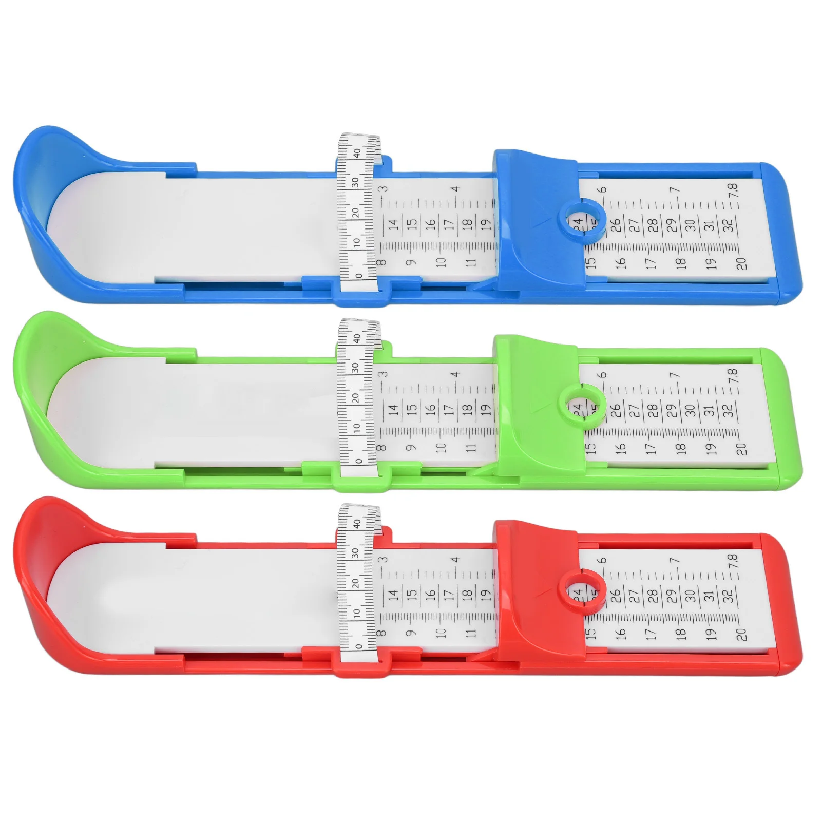 Feet Length Measuring Ruler Kids Foot Measurement Device High Accuracy Recording Growth Multifunction for Measurement for Kids