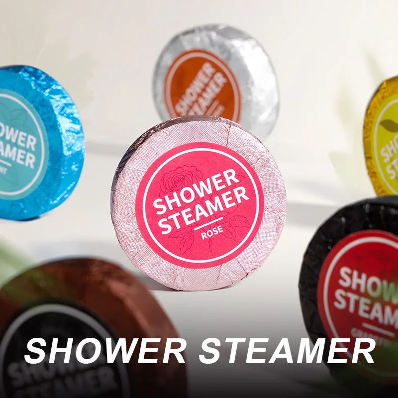 Shower Steamers 30g Shower Aromatherapy Tablets Relaxation Home Spa Self Care Gifts for Women Men Essential Oil Shower Bombs