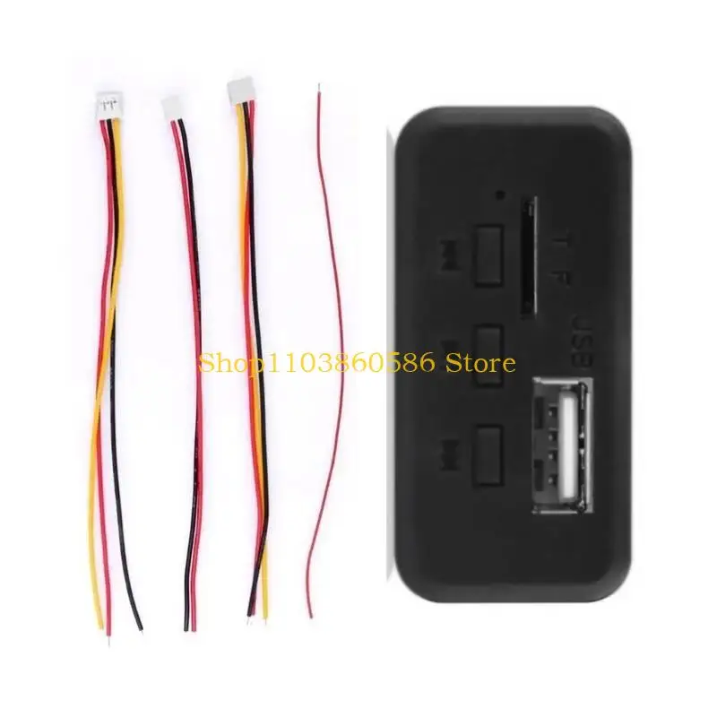 242A 2x3W Amplifier MP3 Decoder Board Bluetooth-compatible 5.0 Wireless USB MP3 Player Car Radio Module Module