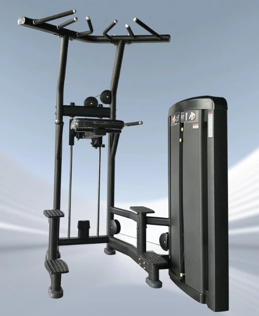 Commercial Fitness Equipment | Multi-Function Assisted Pull-Up Trainer | Single and Double Bar Pull-Up Machine