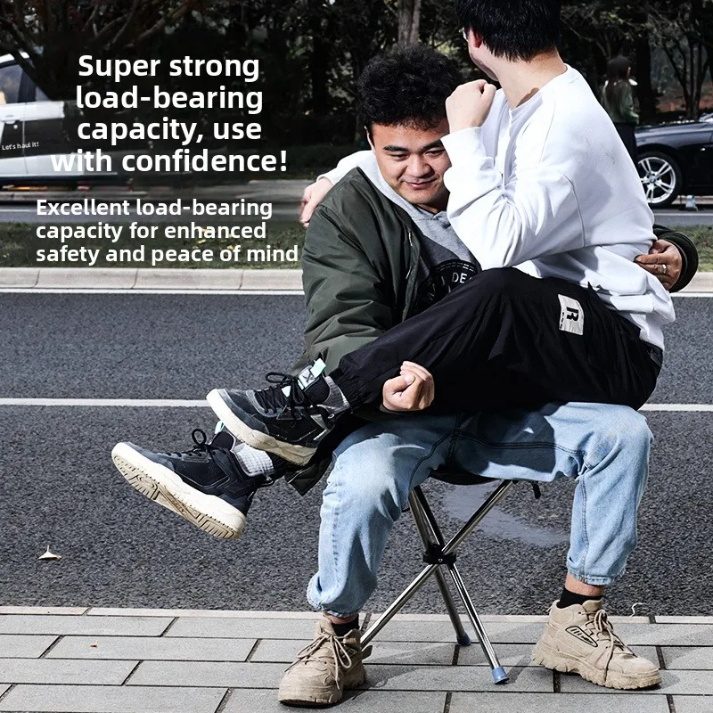 Multi‑Functional Foldable Cane Chair, Portable Outdoor 2‑in‑1 Walking Stick Stool Mobility Helper Seniors Daily Travel
