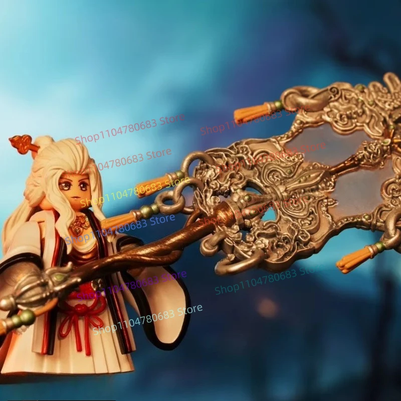 

MOC New Building Blocks Doll Third-party Production of Black Myth Princess Iron Fan Toy Gift Ornaments Collection