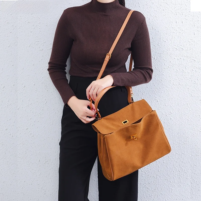 Fashionable Nylon Handbag Rose Noire Commuter Crossbody Bag Women's Universal Stylish Shoulder Bag Casual Simplicity Style