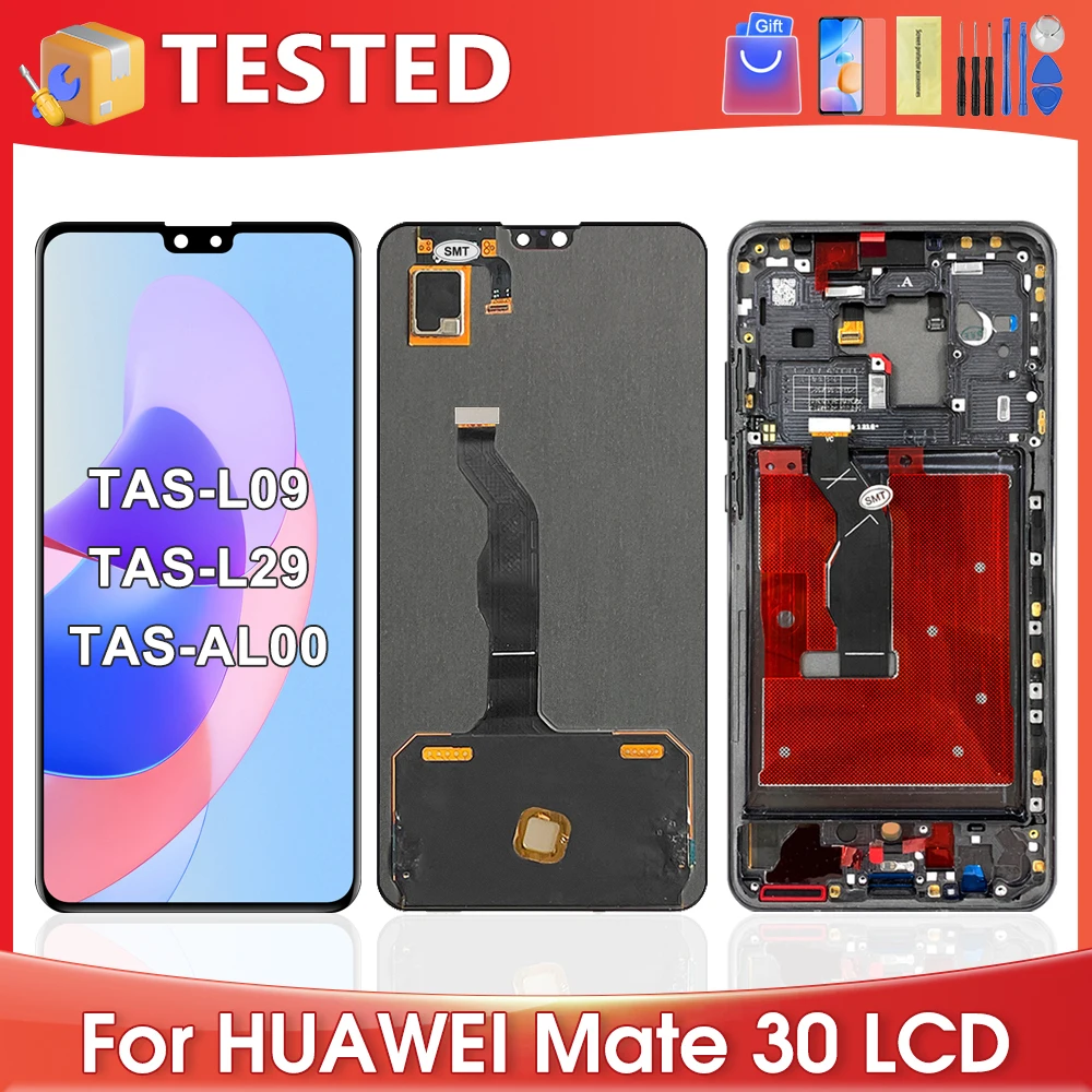 

6.62''For HUAWEI Mate 30 For Mate30 TAS-L09 L29 AL00 TL00 LCD Display Touch Screen Digitizer Assembly Replacement