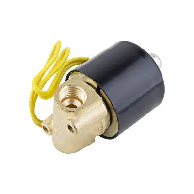 التيار المتناوب 110 فولت صمام الملف اللولبي الكهربائي NPT 1/4 "خط أنابيب أنثى الموضوع NC العمل المباشر