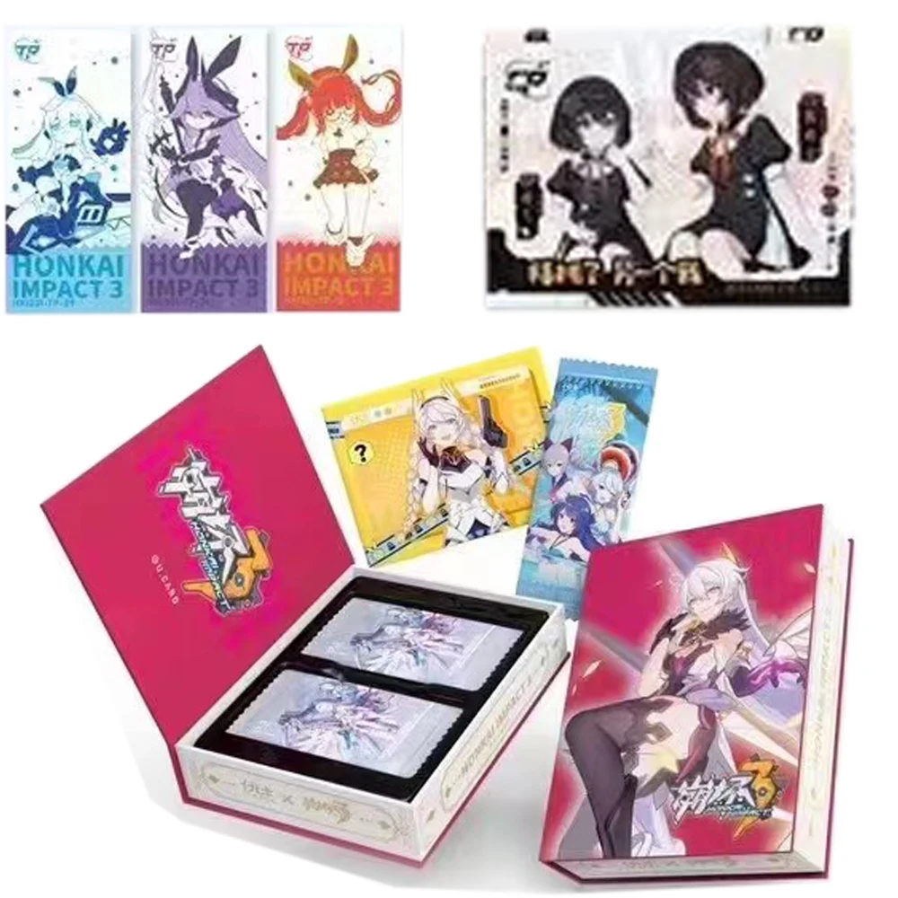 YOUKA Game Honkai Impact 3 Collection Card Anime Kiana Raiden Me Yae Sakura SP carta smaltata oro argento puro Star Rail Card