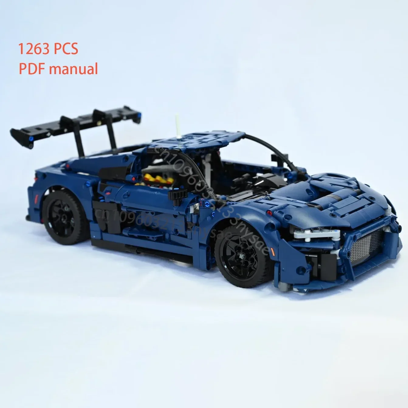 جديد التقنية 42154 R8 LMS GT3 سوبر سبورت سيارة اللبنات مقياس 1:12 سباق السيارات لتقوم بها بنفسك تجميع سيارة الطوب هدايا الأطفال