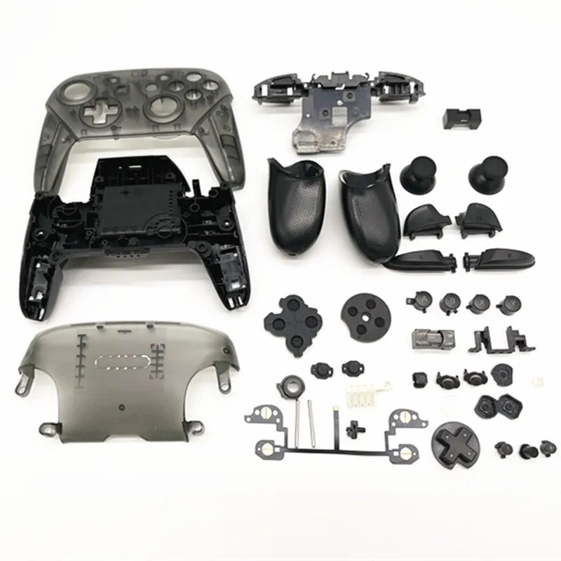 Juego completo DIY de funda carcasa con botones, repuesto de palanca de mando para Nintendo Switch Pro Controller NS Pro Gamepad