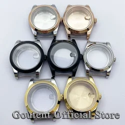 Goutent 36mm 39mm Silver Gold Sapphire Crystal Watch Case Fit NH35 NH36 ETA2836 2824 PT5000 DG2813 3804 Miyota8215 821A Movement