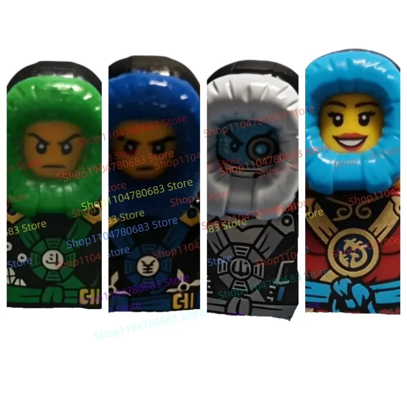 

MOC Building Blocks New Mini Doll Snow Capped Snow Costume Toys Assembled Collectible Ornaments Holiday Gifts