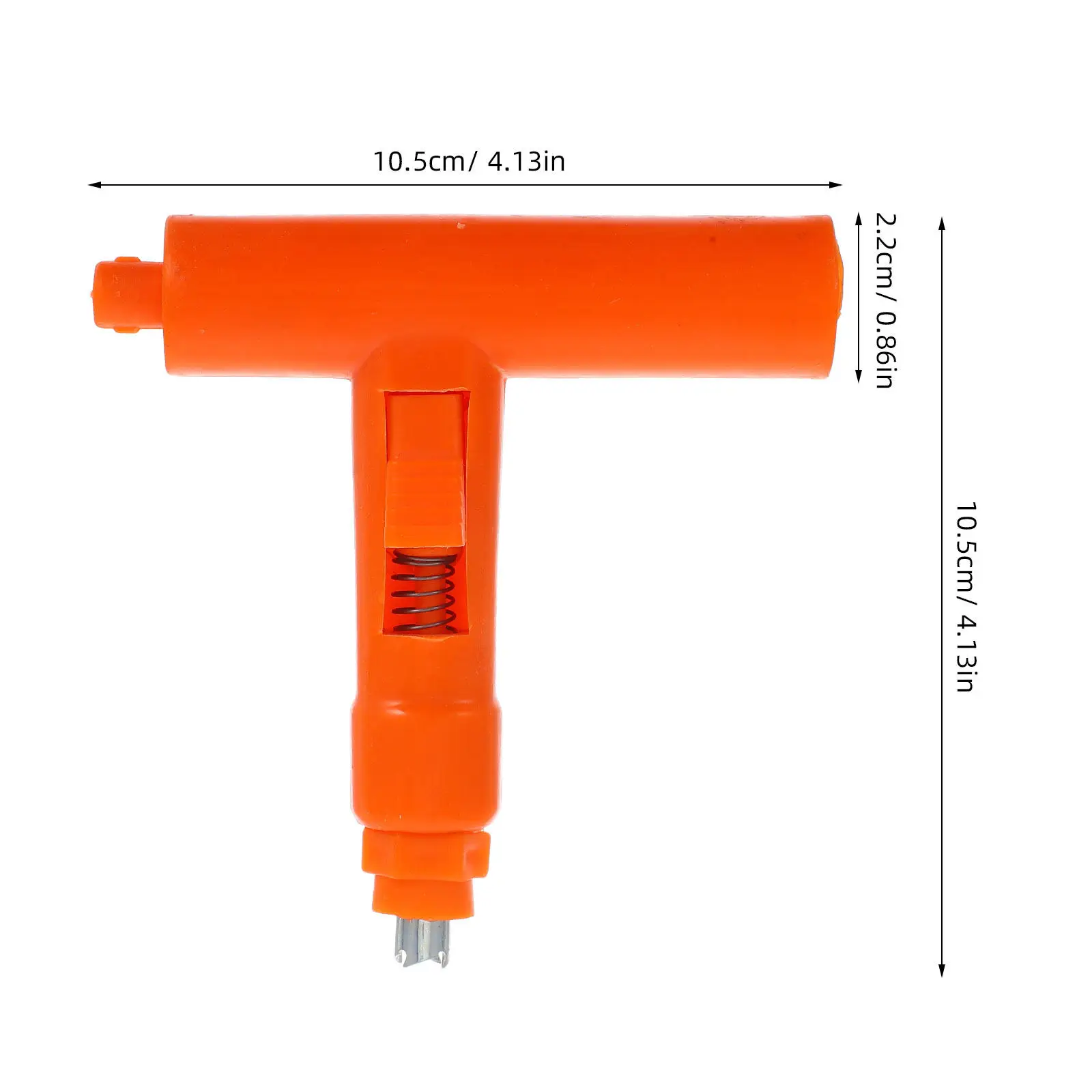 Drip Irrigation Hole Puncher T Shape Design for Flat Hose Bypass Valve Installation Effortless Gardening Watering Punch Tool