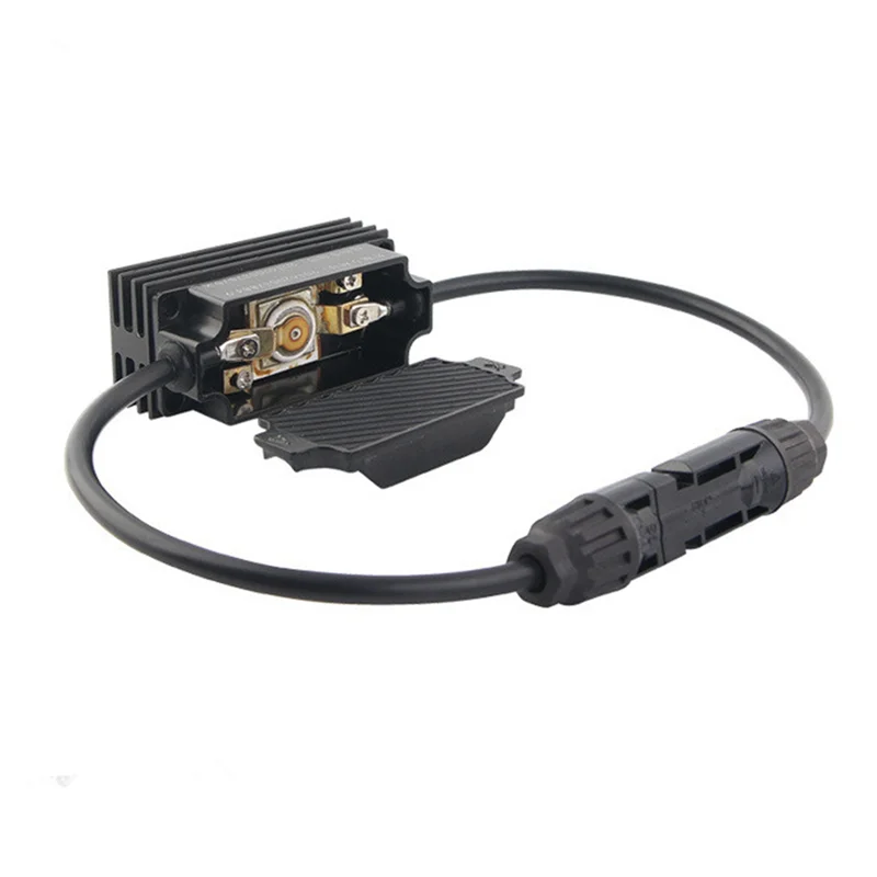 AB53 1 stks Outdoor Waterdichte 55Amp DC 2000 V Solar Connector Stijl Zonnepaneel In-Line Diode Connector IP67 voor Combiner Box