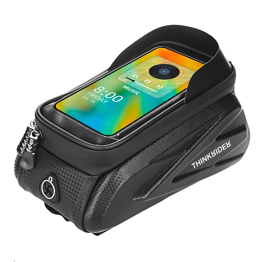 ThinkRider Bike Bag Frame Front Top Tube Cycling bag Waterproof 6.6in Phone Case Touchscreen Bag MTB Pack Bicycle Accessories