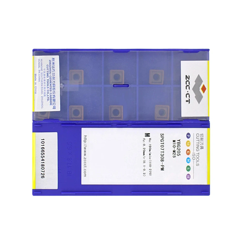 

HUAZHICHUN SPGT07T308-PM YBG205 Carbide CNC Lathe Thread Turning Inserts For Thread Turning Toolholder