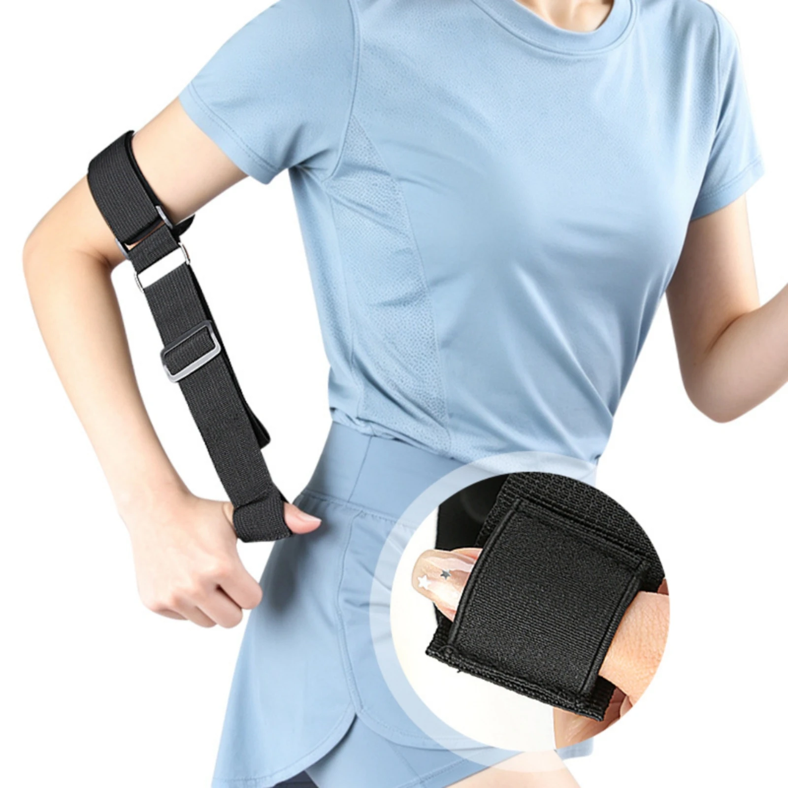 Arm Training Strap Easy to Carry Arm Cuff with Strap Lightweight Portable for Athletes, Workouts, Outdoor Exercise