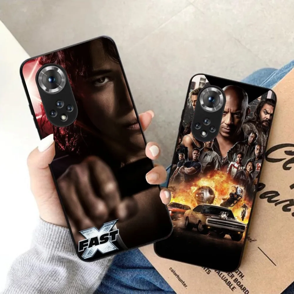 Fast Furious Mobile Cell Phone Case for Honor 90 70 50 20 7S X9 X8 X7 Magic 4 3 Pro Black Soft Phone Cover Funda