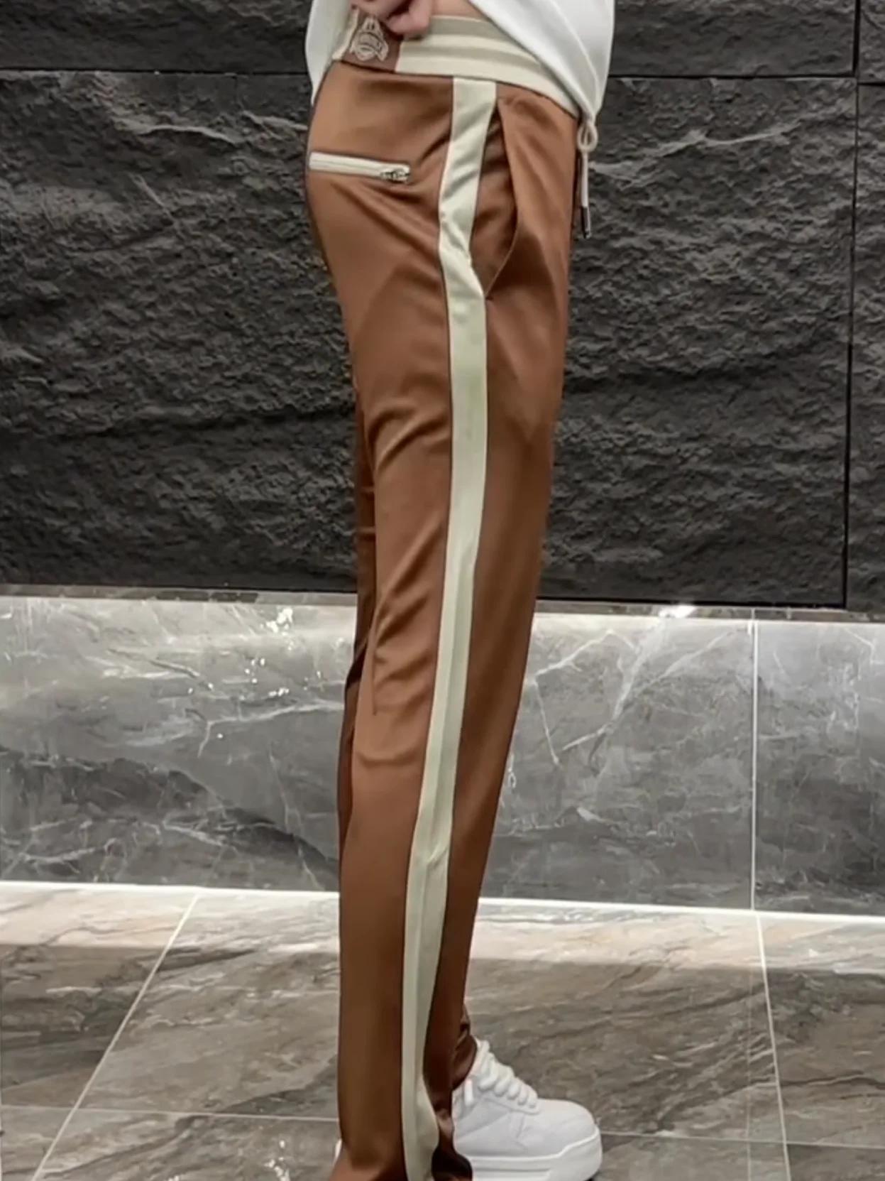 

High Quality Fashionable Summer Men's Straight Leg Casual Pants Stylish Business Casual All-Match Elegant Trendy New Arrival