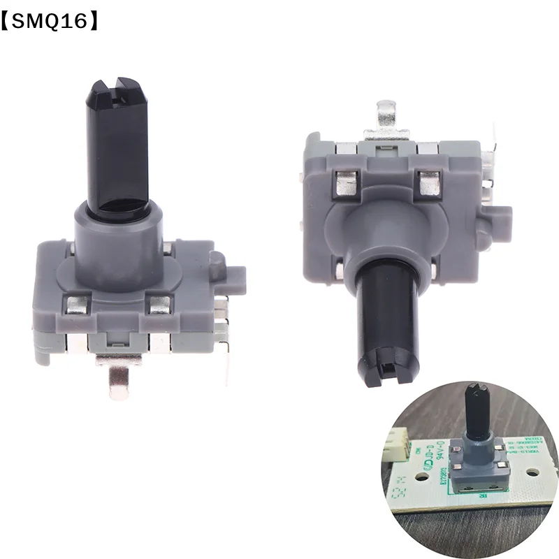 2Pcs EC16 Rotary Encoder 3Pins 360 Degree Infinite Rotation Gear Selection Controller Washing Machine Microwave Accessories【SMQ】