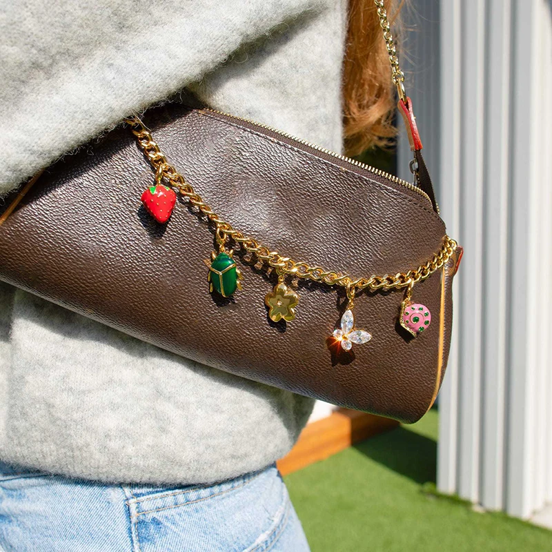 

Fashion Exquisite Colorful Beads Irregular Pendant Bag Accessories Creative Unique Necklace Bracelet DIY Jewelry Accessory Gifts