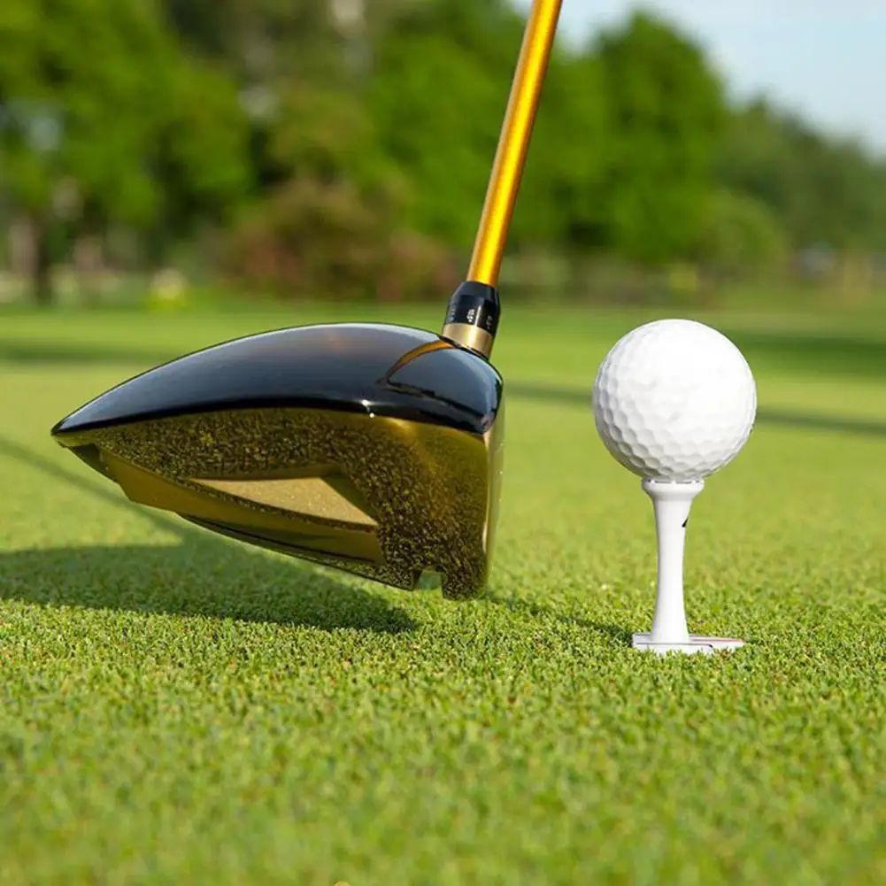 Asiento de plástico para palo de Golf profesional, pasador curvo en t de 7,5/8/8, 5cm, para práctica de entrenamiento, paquete de 6 unidades