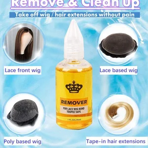 Dantel Tutkal Sökücü Peruk, saç derisinin zararlı kimyasallar içermeyen saçları için iyi bir temizleyici, sınırlarını korumak için 30ml, hafif çözücü 12-En çok satılan, tutkal sökücü yapıştırıcı-no. 10