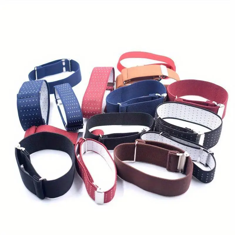 1Pair Men Business Elastic Adjustable Shirt Sleeve Garter Strap Arm Band Sleeve Cuff Holder Armband