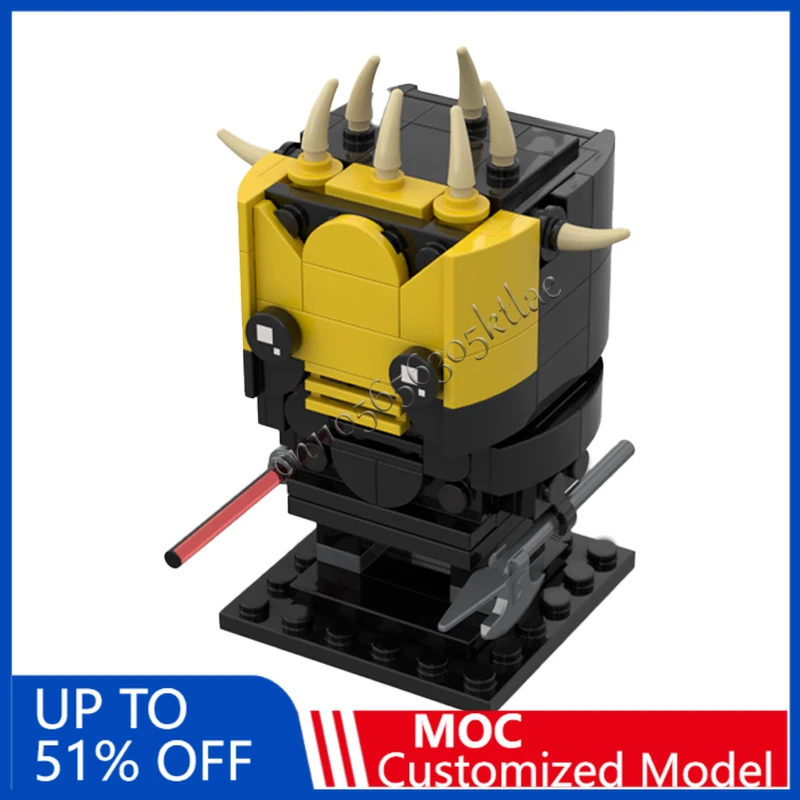 

Набор из 134 деталей: Конструктор MOC «Звездный воин с световым мечом», развивающая игрушка для творческой сборки, подарок на день рождения