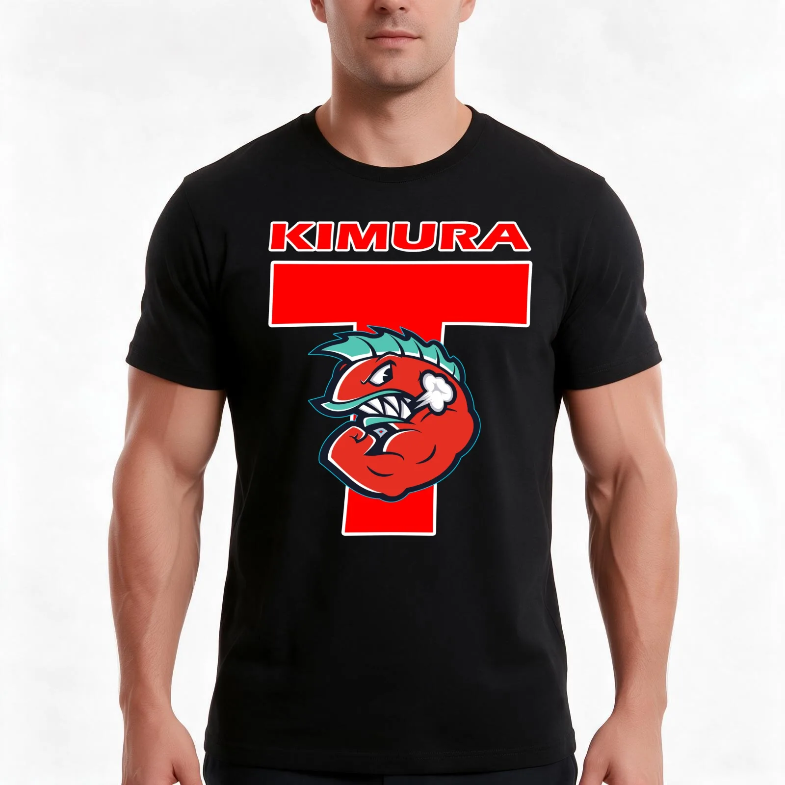 Hajime No Ippo - Kimura T-Shirt Summer Casual Cotton Tee Oversized Streetwear Tops Vintage Graphic Print Unisex Men Women