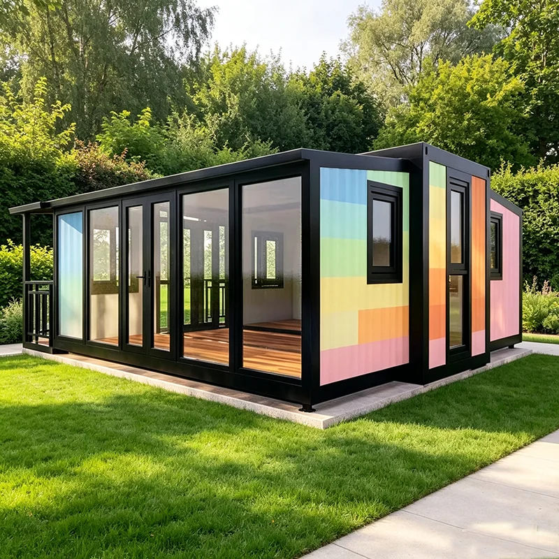 Shipping Container Home Expandable Insulated Unit Built with Complete Living Facilities