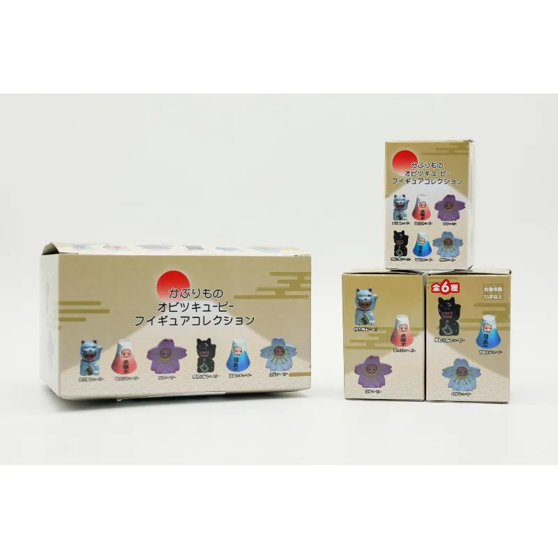 Japan Kewpie Cross-dressing Doll Blind Box Toys Lucky Cat Fuji Mountain Cherry Blossom Collection Ornaments Kids Gifts
