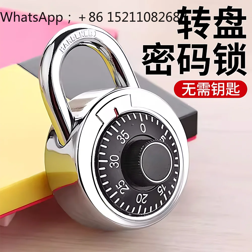 LLY combination resettable dial combination lock, round safety lock, suitable for gym lockers, zipper luggage
