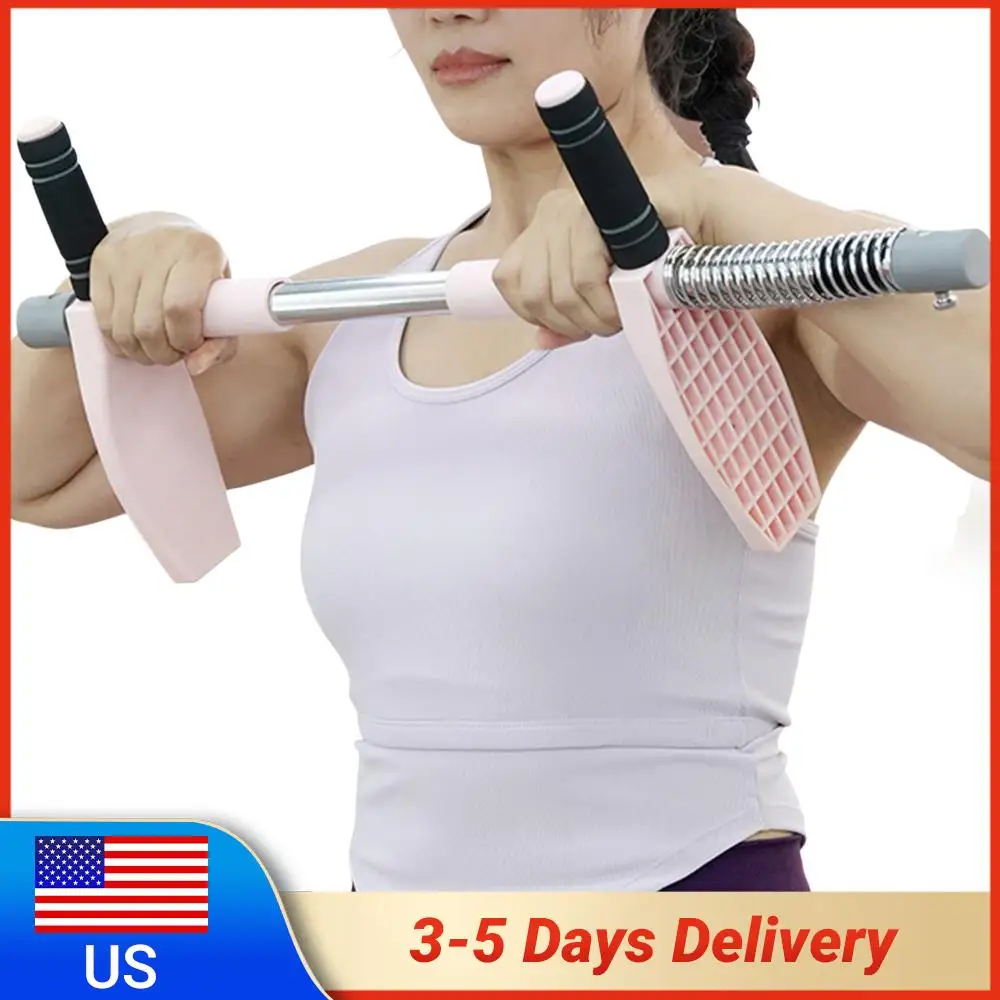 

2-in-1 Thigh Training Bar Versatile Supplies Lightweight Leg Exerciser Pole for Leg/Arm/ Hip Shaping Women Men
