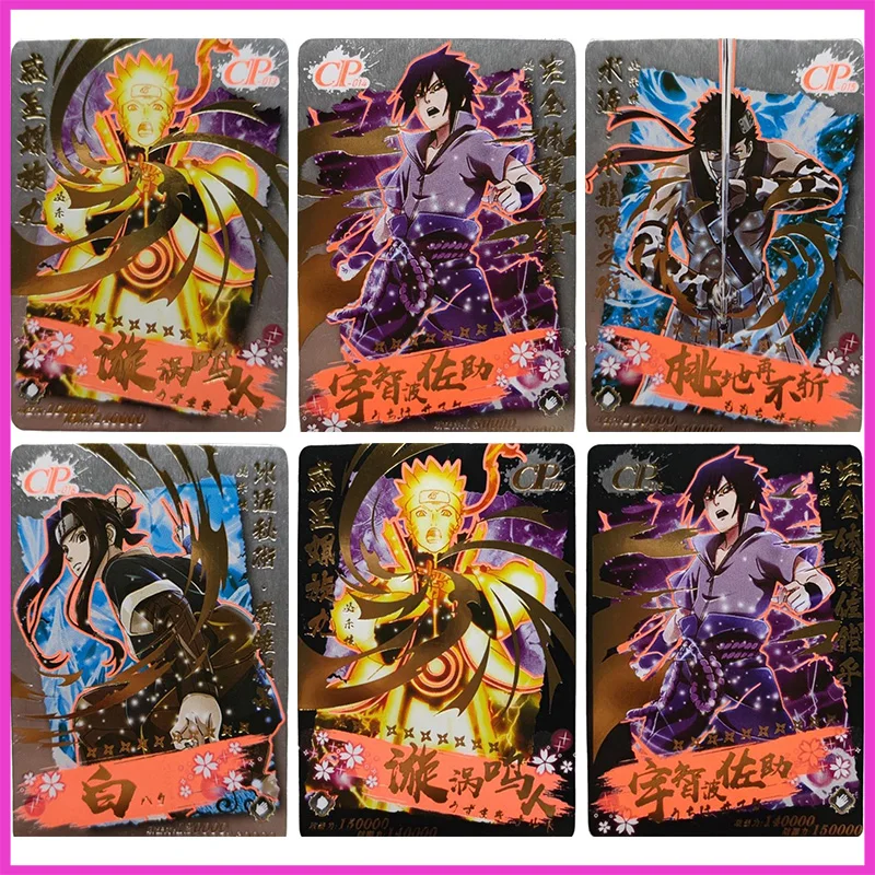 

Anime NARUTO Rare CP Refraction Foil Uchiha Sasuke Momochi Zabuza Haku Toys for boys Collectible Card Christmas Birthday Present