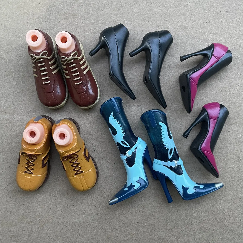 Klassische tanzende Puppe, Puppenschuhe, Turnschuhe, Leder-Design, Schuhe, Stiefel, bunte Puppe, Neuheit, Dekore, Teile, Mädchen, Geschenk, Spielzeug – Detail 27