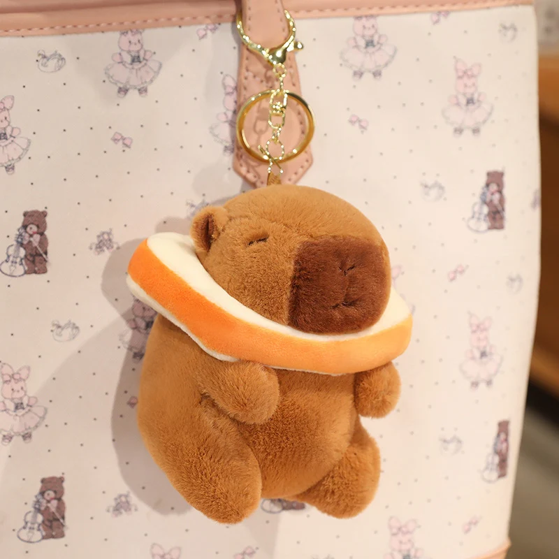 

Capybara Plush Toy Pendant Keychain Capibara Cosplay Pokemon Pikachu Disney Stitch Sanrio Kuromi Plushies Stuffed Bag Decor Gift