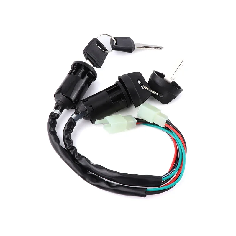 

Universal 4 Pin 4 Wire Ignition Switch Key Set for 50cc 70cc 90cc 110cc 125cc ATV Quad Pit Dirt Bike Go Kart Motorcycle Parts