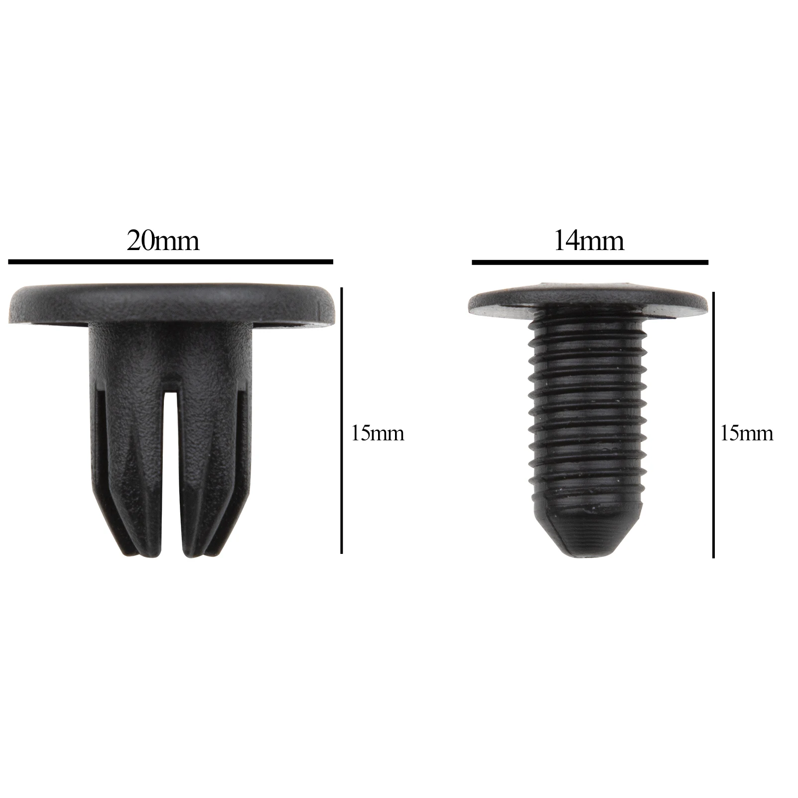 30 Uds. Clips de ajuste de sujeción contra salpicaduras de revestimiento de arco de rueda interior 7130702966 PARA BMW E46 Mini Countryman R50 R52
