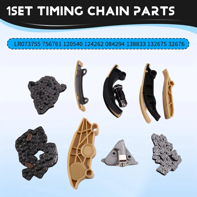 Super Sale 1set Timing Chain Parts for Sagitar Land Rover Evoque Jaguar