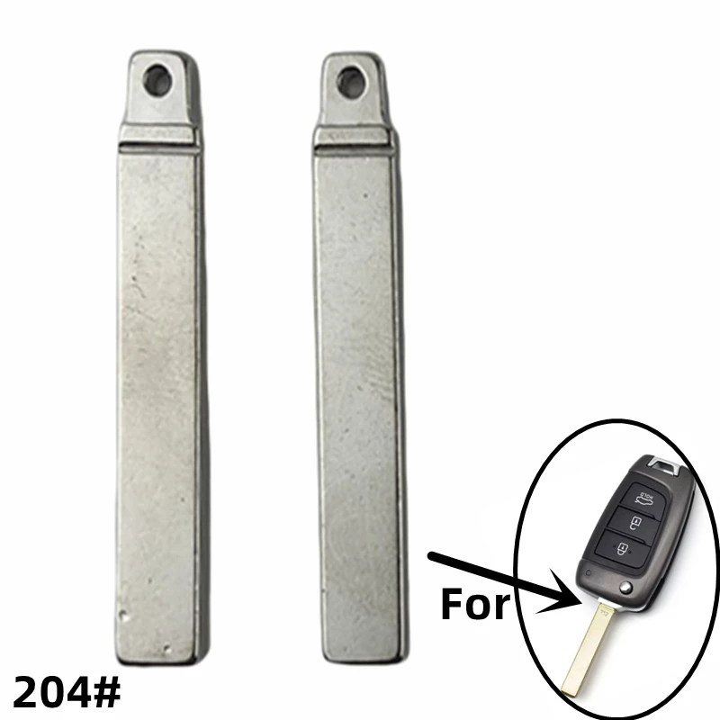 

OEM 5Pcs 204# Original Metal Blank Uncut Remote Key Blade For Hyundai Tucson I30 IX35 I30 I40 Accent Avante Elantra Verma