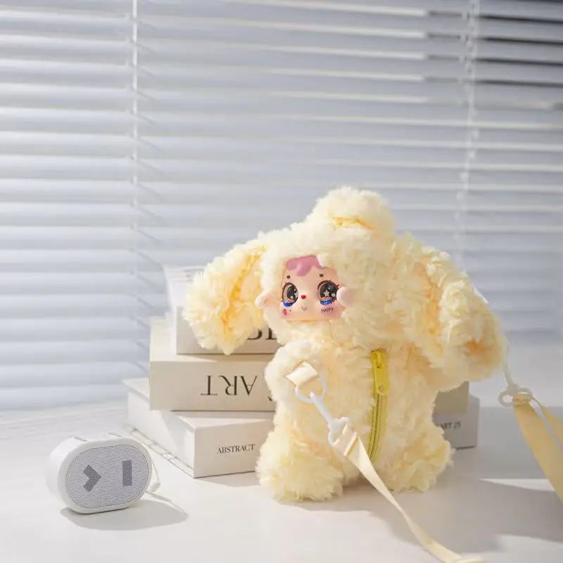Mais recente colorido doce bebê mochila kawaii pelúcia brinquedo artesanal boneca dos desenhos animados anime bonito presente de aniversário das crianças boneca