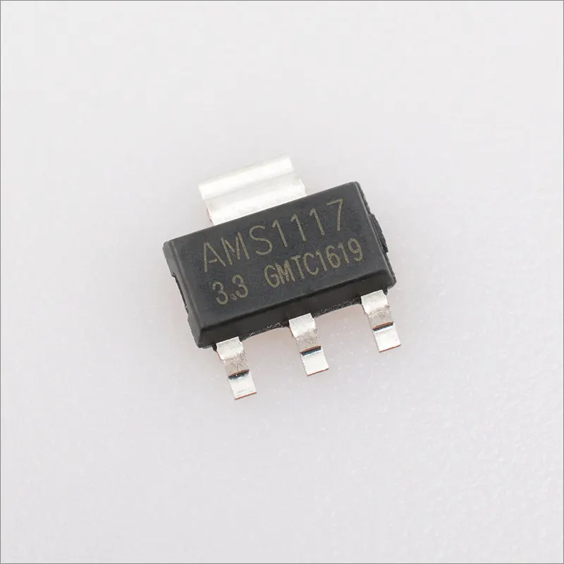 AMS1117-3.3V LDO Spannungsregler SOT-223 – Stabil 3.3V, 800mA - zdjęcie 1